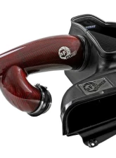 aFe Power Track Series Red Kevlar/Carbon Fiber Intake System w/ Pro 5R Filter Black Ford Expedition | F-150 | Lincoln Navigator 2017-2024                                     - 57-10031KR - Image 3