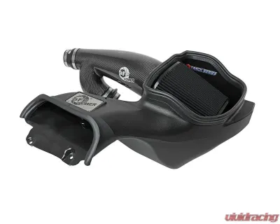 aFe POWER Track Series Carbon Fiber Intake System w/ Black Pro 5R Filter Ford | Lincoln 2021-2025 - 57-10031K