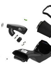 aFe POWER Track Series Carbon Fiber Intake System w/ Black Pro 5R Filter Ford | Lincoln 2021-2025                                     - 57-10031K - Image 2