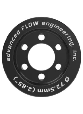 aFe Power 2.85" Hellcat Supercharger Pulley - 6061-T6 Aluminum, Black Anodized Finish                                     - 79-10007P - Image 4