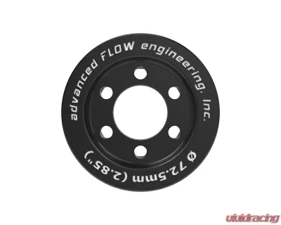 aFe Power 2.85" Hellcat Supercharger Pulley - 6061-T6 Aluminum, Black Anodized Finish - 79-10007P