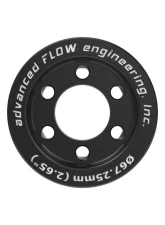 AFE Power 2.65" Hellcat Supercharger Pulley, CNC Machined 6061-T6 Aluminum, Black Finish                                     - 79-10008P - Image 4