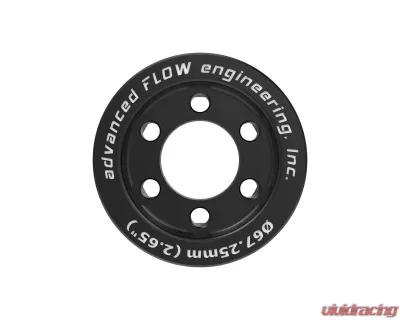 AFE Power 2.65" Hellcat Supercharger Pulley, CNC Machined 6061-T6 Aluminum, Black Finish - 79-10008P