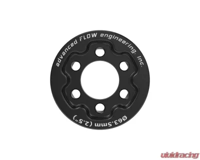 AFE Power 2.50" Hellcat Supercharger Pulley, CNC Machined 6061-T6 Aluminum, Black Finish - 79-10009P