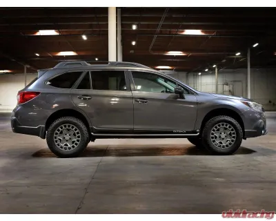 AFE Power Terra Guard Off-Road Slider for Subaru Outback H4/H6 2015-2019, Steel, Black - 79-27002