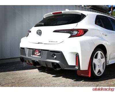 aFe Gemini XV 3"-2-1/2" 304 Stainless Steel Catback Exhaust System w/ Black Tips Toyota GR Corolla L3 1.6L 2023-2024 - 49-36070-B