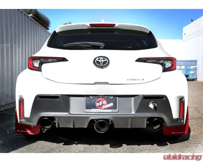 aFe Gemini XV 3"-2-1/2" 304 Stainless Steel Catback Exhaust System w/ Black Tips Toyota GR Corolla L3 1.6L 2023-2024 - 49-36070-B