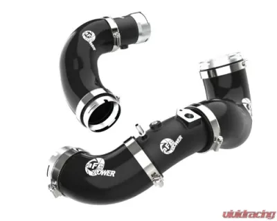 AFE BladeRunner Aluminum Hot and Cold Charge Pipe Kit Black Kia Stinger 2022-2023 - 46-20694-B