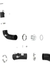 AFE BladeRunner Aluminum Hot and Cold Charge Pipe Kit Black Kia Stinger 2022-2023                                     - 46-20694-B - Image 2