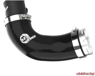 aFe POWER BladeRunner 2.5 IN Aluminum Hot Charge Pipe Black for Kia Stinger 2022-2023 - 46-20698-B
