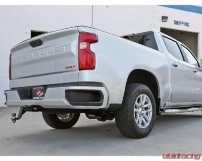 aFe Rebel XD Series 3 IN 304 Stainless Steel DPF-Back Exhaust w/Dual Black Tips GM Diesel Trucks 2023-2024 - 49-34145-B