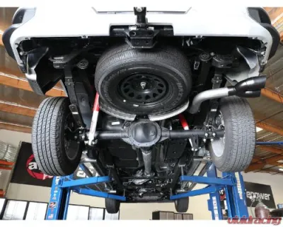 aFe Rebel XD Series 3 IN 304 Stainless Steel DPF-Back Exhaust w/Dual Black Tips GM Diesel Trucks 2023-2024 - 49-34145-B