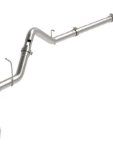 aFe Rebel XD Series 3 IN 304 Stainless Steel DPF-Back Exhaust w/Dual Polished Tips GM Diesel Trucks 2023-2024                                     - 49-34145-P - Image 5