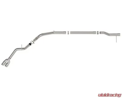 aFe Rebel XD Series 3 IN 304 Stainless Steel DPF-Back Exhaust w/Dual Polished Tips GM Diesel Trucks 2023-2024 - 49-34145-P