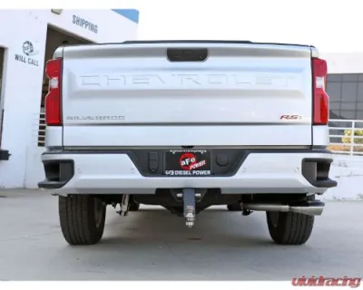 aFe Rebel XD Series 3 IN 304 Stainless Steel DPF-Back Exhaust w/Dual Polished Tips GM Diesel Trucks 2023-2024 - 49-34145-P