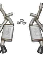 aFe Power Mach Force-Xp 3" 304 Stainless Steel Axleback Exhaust System with Black Tips Chevrolet Camaro SS | ZL1 with Manual Transmission Gas V8-6.2L 2016-2024                                     - 49-34068-B - Image 8