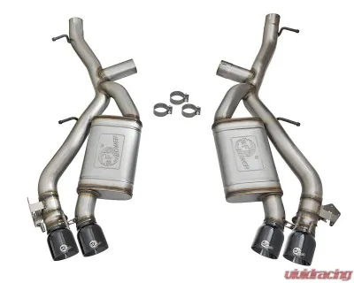 aFe Power Mach Force-Xp 3" 304 Stainless Steel Axleback Exhaust System with Black Tips Chevrolet Camaro SS | ZL1 with Manual Transmission Gas V8-6.2L 2016-2024 - 49-34068-B