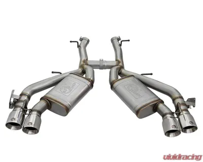 aFe Power Mach Force-Xp 3" 304 Stainless Steel Axleback Exhaust System with Polished Tips Chevrolet Camaro SS | ZL1 with Manual Transmission Gas V8-6.2L 2016-2024 - 49-34068-P