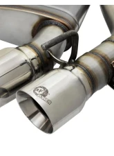 aFe Power Mach Force-Xp 3" 304 Stainless Steel Axleback Exhaust System with Polished Tips Chevrolet Camaro SS | ZL1 with Manual Transmission Gas V8-6.2L 2016-2024                                     - 49-34068-P - Image 3