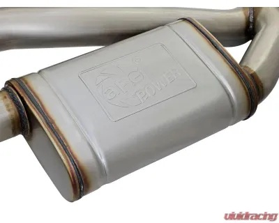 aFe Power Mach Force-Xp 3" 304 Stainless Steel Axleback Exhaust System with Polished Tips Chevrolet Camaro SS | ZL1 with Manual Transmission Gas V8-6.2L 2016-2024 - 49-34068-P