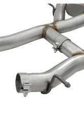 aFe Power Mach Force-Xp 3" 304 Stainless Steel Axleback Exhaust System with Polished Tips Chevrolet Camaro SS | ZL1 with Manual Transmission Gas V8-6.2L 2016-2024                                     - 49-34068-P - Image 6