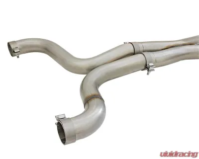aFe Power Mach Force-Xp 3" 304 Stainless Steel Axleback Exhaust System with Polished Tips Chevrolet Camaro SS | ZL1 with Manual Transmission Gas V8-6.2L 2016-2024 - 49-34068-P
