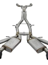aFe Power Mach Force-Xp 3" 304 Stainless Steel Catback Exhaust System with Black Tips Chevrolet Camaro SS | ZL1 V8-6.2L sc M/T 2016-2024                                     - 49-34069-B - Image 9