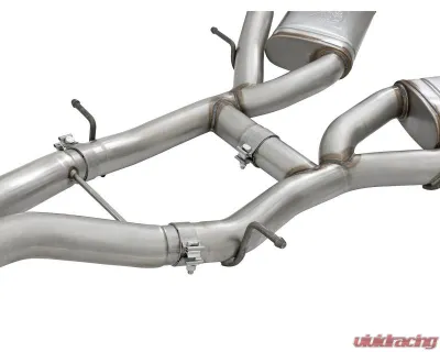 aFe Power Mach Force-Xp 3" 304 Stainless Steel Catback Exhaust System with Black Tips Chevrolet Camaro SS | ZL1 V8-6.2L sc M/T 2016-2024 - 49-34069-B