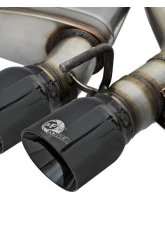 aFe Power Mach Force-Xp 3" 304 Stainless Steel Catback Exhaust System with Black Tips Chevrolet Camaro SS | ZL1 V8-6.2L sc M/T 2016-2024                                     - 49-34069-B - Image 7