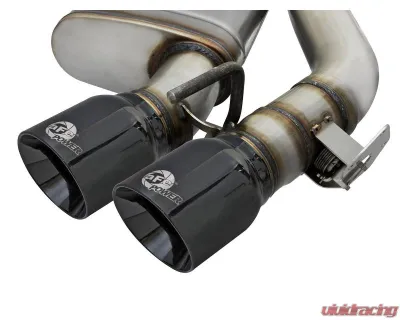 aFe Power Mach Force-Xp 3" 304 Stainless Steel Catback Exhaust System with Black Tips Chevrolet Camaro SS | ZL1 V8-6.2L sc M/T 2016-2024 - 49-34069-B