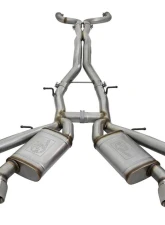 aFe Power Mach Force-Xp 3" 304 Stainless Steel Catback Exhaust System with Polished Tips Chevrolet Camaro SS | ZL1 V8-6.2L sc M/T 2016-2024                                     - 49-34069-P - Image 2