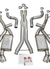 aFe Power Mach Force-Xp 3" 304 Stainless Steel Catback Exhaust System with Polished Tips Chevrolet Camaro SS | ZL1 V8-6.2L sc M/T 2016-2024                                     - 49-34069-P - Image 8