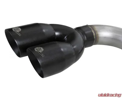 aFe Power Vulcan Series 3" 304 Stainless Steel Catback Exhaust System with Black Tips GM Silverado | Sierra 1500 V6-4.3L | V8-5.3L 2019-2024 - 49-34106-B