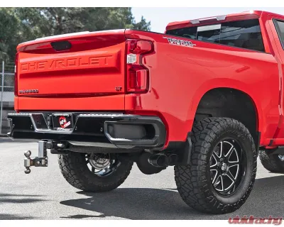 aFe Power Vulcan Series 3" 304 Stainless Steel Catback Exhaust System with Black Tips GM Silverado | Sierra 1500 V6-4.3L | V8-5.3L 2019-2024 - 49-34106-B