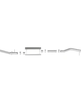 aFe Power Vulcan Series 3" 304 Stainless Steel Catback Exhaust System with Polished Tips GM Silverado | Sierra 1500 V6-4.3L | V8-5.3L 2019-2024                                     - 49-34106-P - Image 11