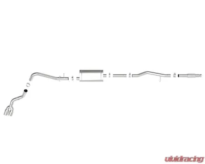 aFe Power Vulcan Series 3" 304 Stainless Steel Catback Exhaust System with Polished Tips GM Silverado | Sierra 1500 V6-4.3L | V8-5.3L 2019-2024 - 49-34106-P