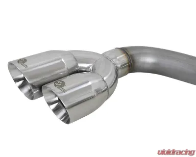 aFe Power Vulcan Series 3" 304 Stainless Steel Catback Exhaust System with Polished Tips GM Silverado | Sierra 1500 V6-4.3L | V8-5.3L 2019-2024 - 49-34106-P