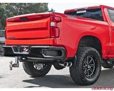 aFe Power Vulcan Series 3" 304 Stainless Steel Catback Exhaust System with Polished Tips GM Silverado | Sierra 1500 V6-4.3L | V8-5.3L 2019-2024 - 49-34106-P
