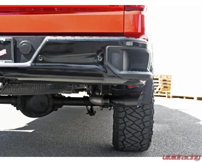 aFe Power Vulcan Series 3" 304 Stainless Steel Catback Exhaust System with Black Tips GM Silverado | Sierra 1500 L4-2.7L t 2019-2024 - 49-34109-B