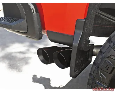 aFe Power Vulcan Series 3" 304 Stainless Steel Catback Exhaust System with Black Tips GM Silverado | Sierra 1500 L4-2.7L t 2019-2024 - 49-34109-B