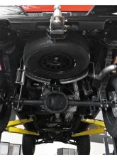 aFe Power Vulcan Series 3" 304 Stainless Steel Catback Exhaust System with Black Tips GM Silverado | Sierra 1500 L4-2.7L t 2019-2024                                     - 49-34109-B - Image 4