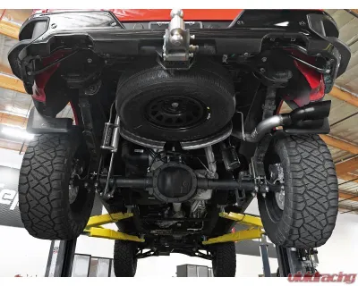 aFe Power Vulcan Series 3" 304 Stainless Steel Catback Exhaust System with Black Tips GM Silverado | Sierra 1500 L4-2.7L t 2019-2024 - 49-34109-B