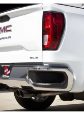 aFe Power Vulcan Series 3" to Dual 2-1/2" 304 Stainless Steel Catback Exhaust System with Black Tips GM Silverado | Sierra 1500 L4-2.7L t 2019-2024                                     - 49-34110-B - Image 2