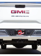aFe Power Vulcan Series 3" to Dual 2-1/2" 304 Stainless Steel Catback Exhaust System with Black Tips GM Silverado | Sierra 1500 L4-2.7L t 2019-2024                                     - 49-34110-B - Image 3