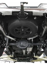 aFe Power Vulcan Series 3" to Dual 2-1/2" 304 Stainless Steel Catback Exhaust System with Black Tips GM Silverado | Sierra 1500 L4-2.7L t 2019-2024                                     - 49-34110-B - Image 4