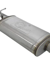 aFe Power Vulcan Series 3" to Dual 2-1/2" 304 Stainless Steel Catback Exhaust System with Black Tips GM Silverado | Sierra 1500 L4-2.7L t 2019-2024                                     - 49-34110-B - Image 6