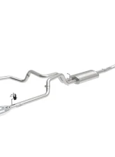 aFe Power Vulcan Series 3" to Dual 2-1/2" 304 Stainless Steel Catback Exhaust System with Polished Tips GM Silverado | Sierra 1500 L4-2.7L t 2019-2024                                     - 49-34110-P - Image 6