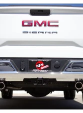 aFe Power Vulcan Series 3" to Dual 2-1/2" 304 Stainless Steel Catback Exhaust System with Polished Tips GM Silverado | Sierra 1500 L4-2.7L t 2019-2024                                     - 49-34110-P - Image 3
