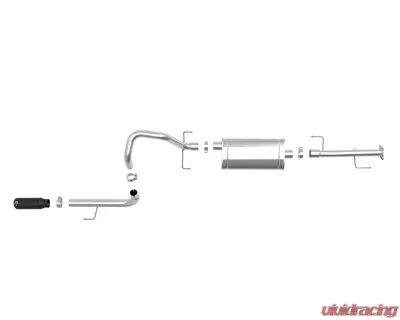 aFe Power Mach Force-XP 2-1/2" to 3" 304 Stainless Steel Catback Exhaust System with Black Tips Toyota 4Runner V6-4.0L 2010-2024 - 49-36040-1B