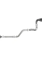 aFe Power Rebel Series 2-1/2" 304 Stainless Steel Catback Exhaust System with Black Tips Jeep Wrangler JL V6-3.6L 2DR | 4DR 2018-2024                                     - 49-38073-B - Image 3